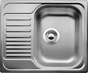 Мойка кухонная Blanco Tipo 45 s mini нерж сталь декор (516525) + сифон
