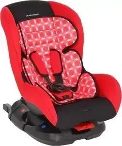 Автокресло Leader Kids Галеон изофикс красный принт с вкладышем