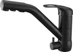 Смеситель для кухни ZorG Clean Water (ZR 400 KF-12 Черный металл)
