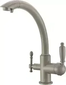 Смеситель для кухни ZorG GraniT Clean water (ZR 314 YF-33 серый беж)