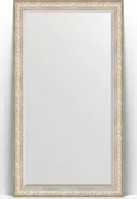Зеркало Evoform с Exclusive Floor 115x205 см, в багетной раме - виньетка серебро 109 мм (BY 6176)