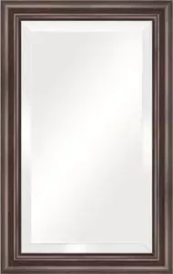 Зеркало Evoform с фацетом в багетной раме Exclusive 51x81 см, палисандр 62 мм (BY 1134)