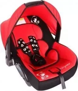Автокресло BABY CARE Мишка Люкс (BC-321LUX) красный