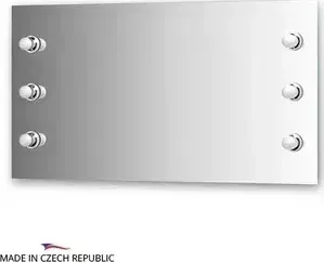 Зеркало Ellux Rondo 110х60 см, с 6-ю светильниками 240 W (RON-A6 9003)