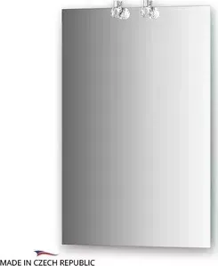 Зеркало Ellux Crystal 50х75 см, с 2-мя светильниками 40 W (CRY-D2 0205)