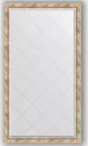 Зеркало Evoform с гравировкой Exclusive-G 93x168 см, в багетной раме - прованс с плетением 70 мм (BY 4392)