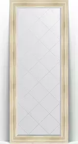 Зеркало Evoform с Exclusive-G Floor 84x204 см, в багетной раме - травленое серебро 99 мм (BY 6328)