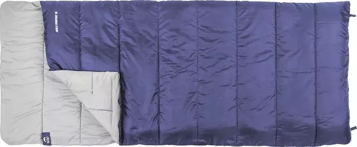 Фото №6 Спальный мешок Jungle Camp Avola Comfort XL, широкий, левая молния, цвет синий 70937