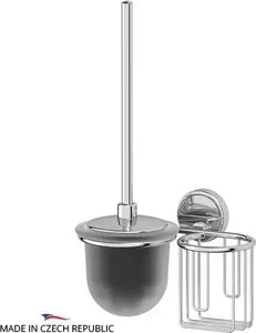 Ерш с крышкой и держатель освежителя FBS Luxia хром (LUX 059)