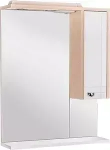 Зеркальный шкаф Домино Блик 55 СВЕТЛЫЙ ДУБ Эл. Правый (DD4144HZ)