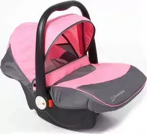 Автокресло Lider Kids -переноска BB7 (серый/розовый)