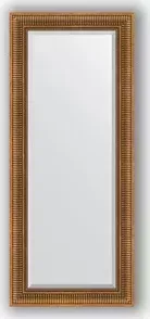 Зеркало Evoform с фацетом в багетной раме Exclusive 62x147 см, бронзовый акведук 93 мм (BY 3544)