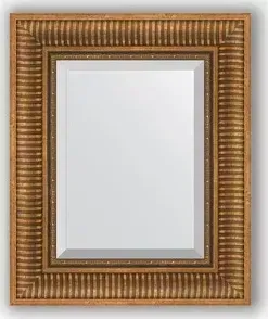 Зеркало Evoform с фацетом в багетной раме Exclusive 47x57 см, бронзовый акведук 93 мм (BY 3362)