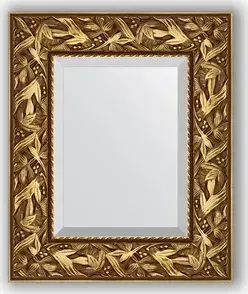 Зеркало Evoform с фацетом в багетной раме Exclusive 49x59 см, византия золото 99 мм (BY 3363)