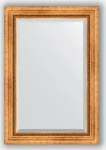 Зеркало Evoform с фацетом в багетной раме Exclusive 66x96 см, римское золото 88 мм (BY 3438)