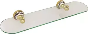 Полка стеклянная Fixsen 52 см Bogema Gold (FX-78503G)