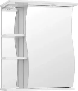 Зеркальный шкаф Style line Волна 60 со светом (2000900070019)