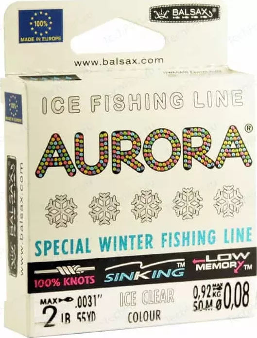 Фото №1 Леска рыболовная Balsax Aurora Box 50м 0,08 (0,92кг)