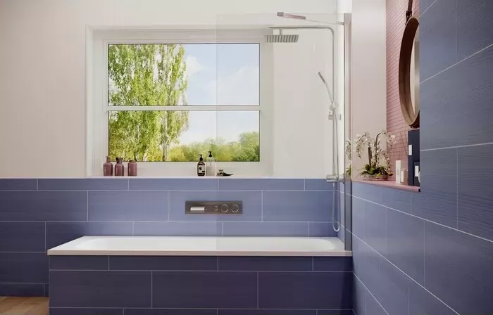 Фото №6 Шторка для ванны Ambassador ванной Bath Screens 70 прозрачная, хром (16041102)