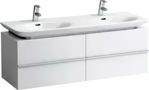 Тумба под раковину Laufen Palace New 130 см с 2-мя ящиками белый глянец, для 8.1070.8 (4.0133.1.075.475.1)