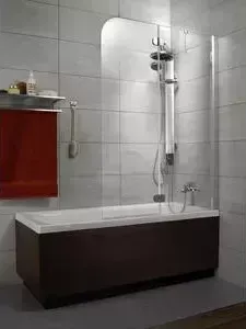 Душевая шторка на ванну Radaway Torrenta PND/R, 1010x1500 (201202-105NR) стекло графит