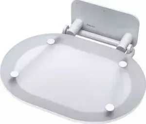 Сиденье RAVAK Ovo Chrom clear/white (B8F0000028)