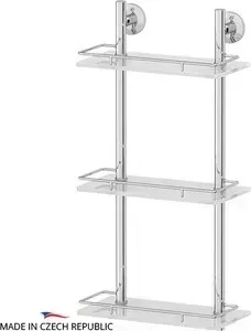 Полка FBS 3-х ярусная 30 см Standard хром (STA 067)