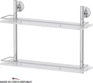 Полка FBS 2-х ярусная 50 см Standard хром (STA 064)