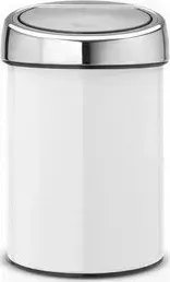 Ведро Brabantia для мусора Touch Bin (364488) белый