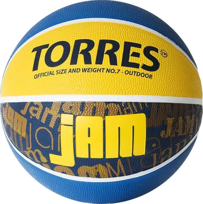 Фото №2 Мяч баскетбольный TORRES Jam B02047, р.7