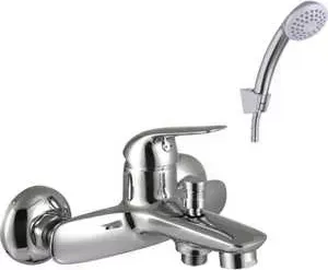 Смеситель для ванны LEMARK Plus advance с коротким изливом с аксессуарами (LM1202C)