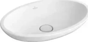 Раковина мебельная Villeroy Boch Loop and friends 58,5х38 бел альпин с кер крыш слива крепления (51510001)