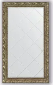 Зеркало Evoform с гравировкой Exclusive-G 75x130 см, в багетной раме - виньетка античная латунь 85 мм (BY 4231)