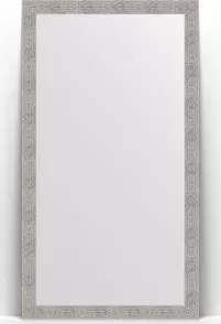 Зеркало Evoform Definite Floor 111x201 см, в багетной раме - волна хром 90 мм (BY 6023)