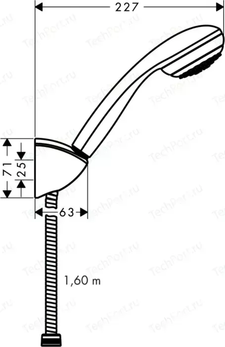 Душевой набор Hansgrohe Crometta 85 (27577000)