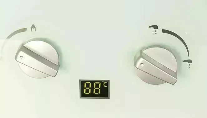 Водонагреватель WERT Газовый проточный 10EG WHITE GLASS
