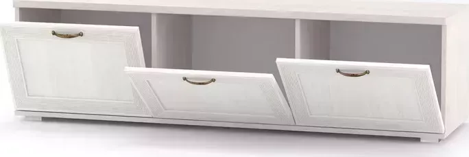 Тумба ОЛМЕКО ТБ-202 Комо вудлайн кремовый/ Masa Decor аруша венге/профиль Masa Decor аруша венге/профиль Kroning аруша венге патина ANG