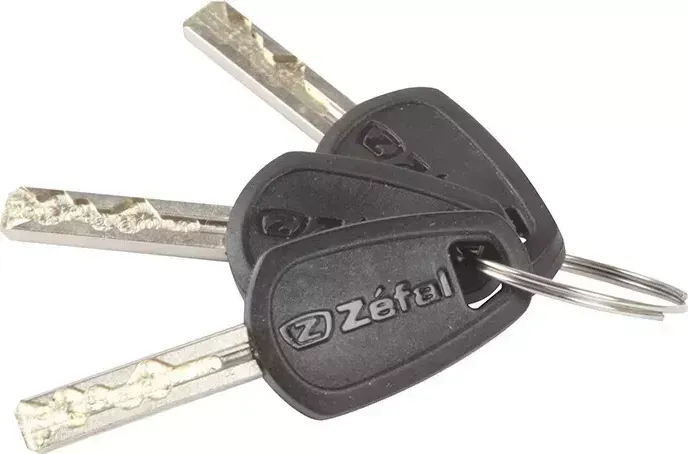 Замок велосипедный ZEFAL K-TRAZ U13, 3 ключа, 115 х 230 x 13мм