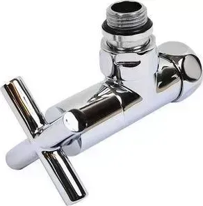Вентиль Terminus запорный угловой / гайка 1/2"х3/4" (крест), 1 штука (0095)