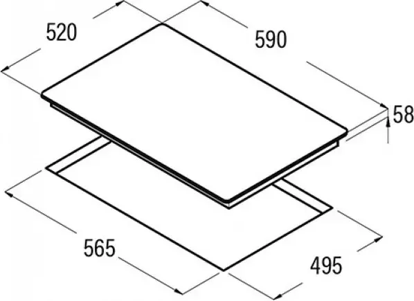 Панель варочная индукционная CATA IB 6303 BK