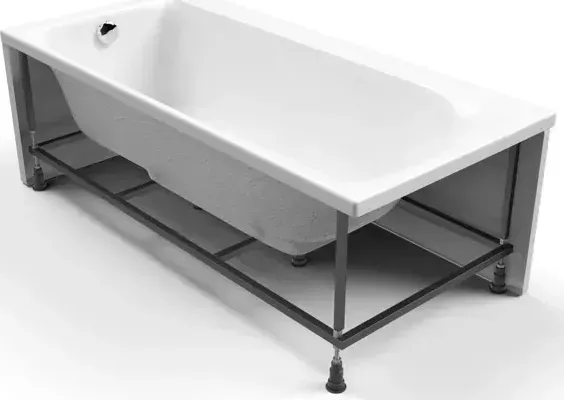 Акриловая ванна CERSANIT Smart 170x80 правая, с каркасом (63351, RW-SMART*170)