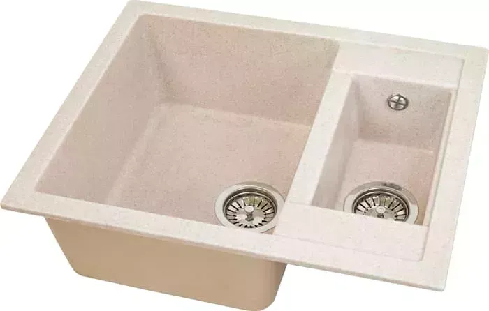 Мойка кухонная GREENSTONE GRS-21-328 бежевая