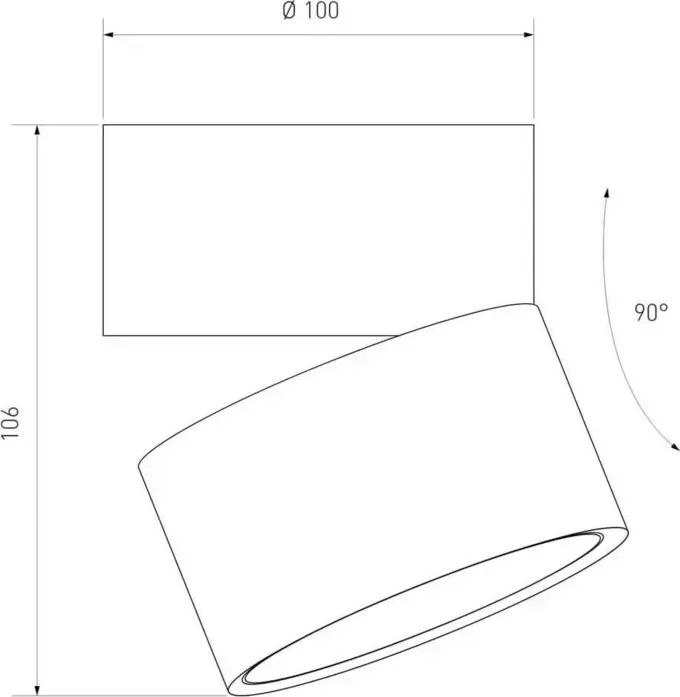 Светодиодный спот Elektrostandard Klips DLR031 15W 4200K 3100 белый матовый/золото 4690389152771