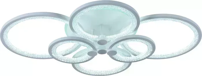 Люстра Profit Light светодиодная 8002/6 WHT 168W+8W RGB