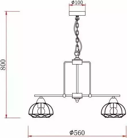 Люстра Rivoli Gekuba 5064-205 Б0047372