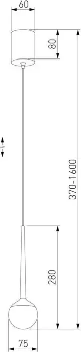 Светильник Elektrostandard Подвесной светодиодный DLS028 6W 4200K белый 4690389149030