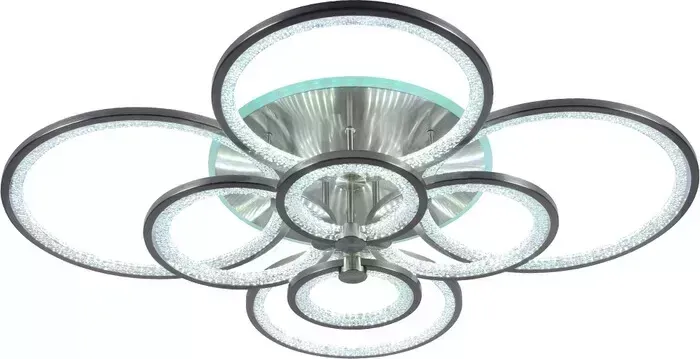 Люстра Profit Light светодиодная 8002/8 NKL 256W+11W RGB