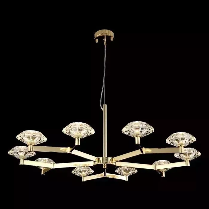 Люстра Crystal Lux Rebeca SP10 Gold