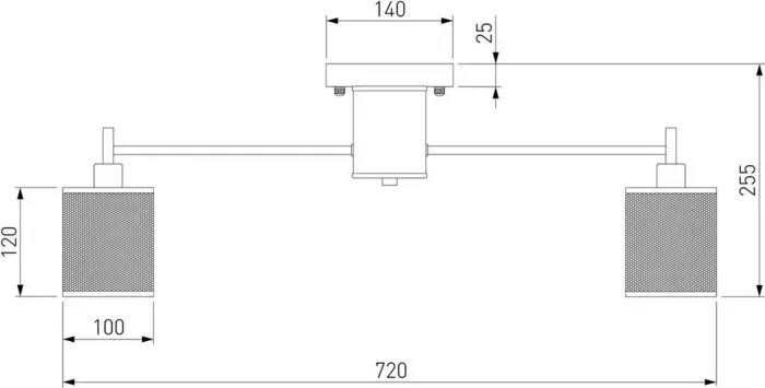 Люстра EUROSVET Потолочная Tela 70109/8 хром
