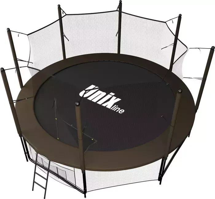 Батут UNIX line Black&Brown 10 ft (inside)